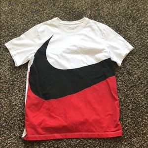 red black and white nike outfit